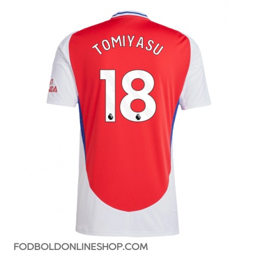 Arsenal Takehiro Tomiyasu #18 Hjemmebanetrøje 2024-25 Kortærmet